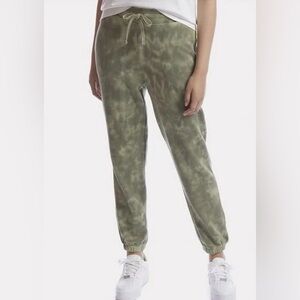 Alternative Apparel Olive Tie Dye Jogger Sweatpants Size M NWOT